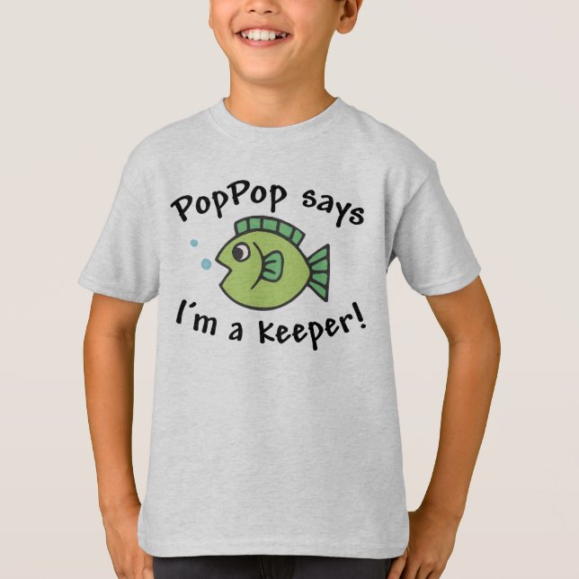 Camiseta PopPop diz que eu sou um depositário! (Frente)