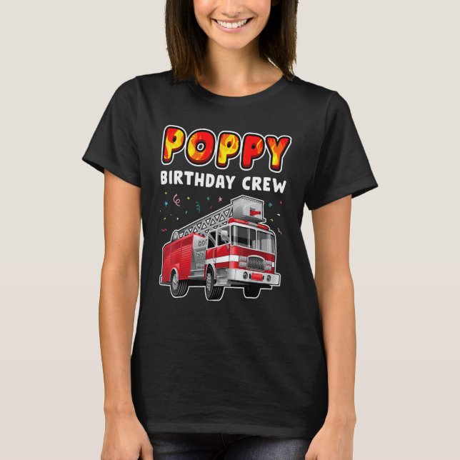 Camiseta Poppy Birthday Creative Party (Frente)