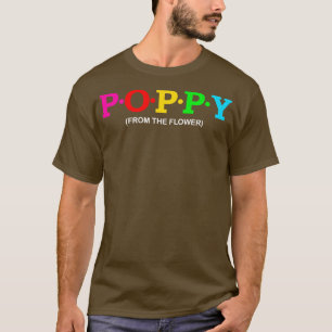 Camiseta Poppy Da Flor