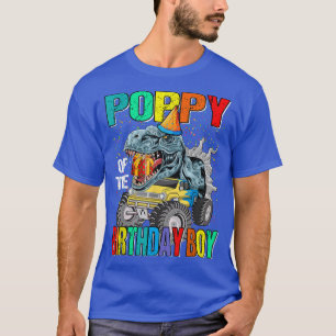 Camiseta Poppy Do Dinossauro Do Monstro Do Aniversário