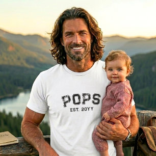 Camiseta Pops Destacados Ano de Fundação Vovô Apelido Varsi