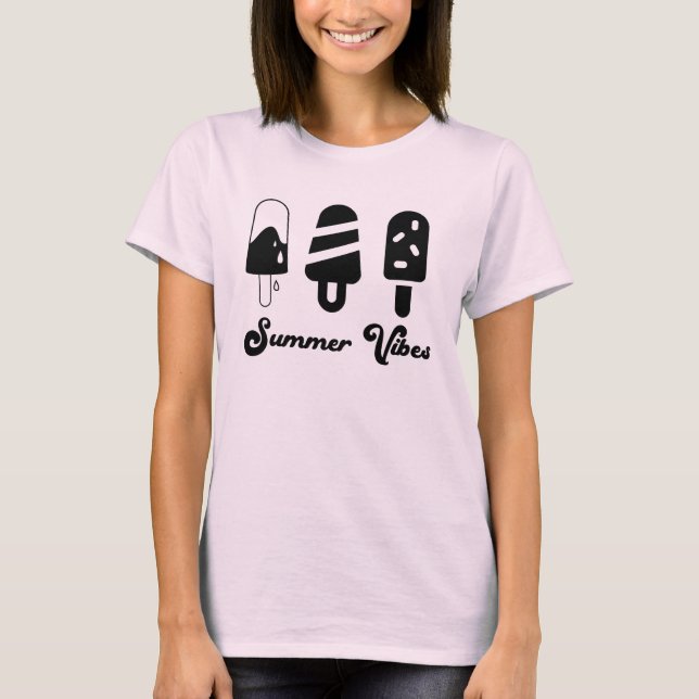 Camiseta Popsicle Summer Vibes Topo (Frente)