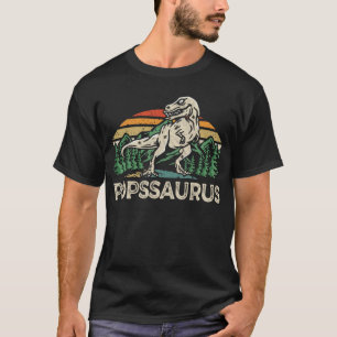 Camiseta Popssaurus Dinosaur Avô Saurus Dia dos Pais