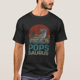 Camiseta Popssaurus T Rex Dinossaur Pop Engraçados Família 