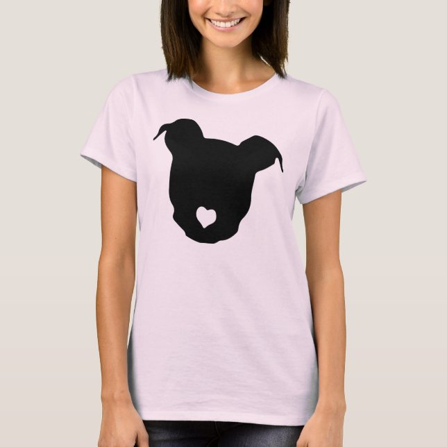 Camiseta população de touros (Pit Bulls) (Frente)