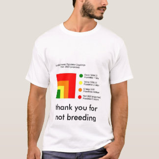 Camiseta População Humana Livre De Crianças Por Área Quadra