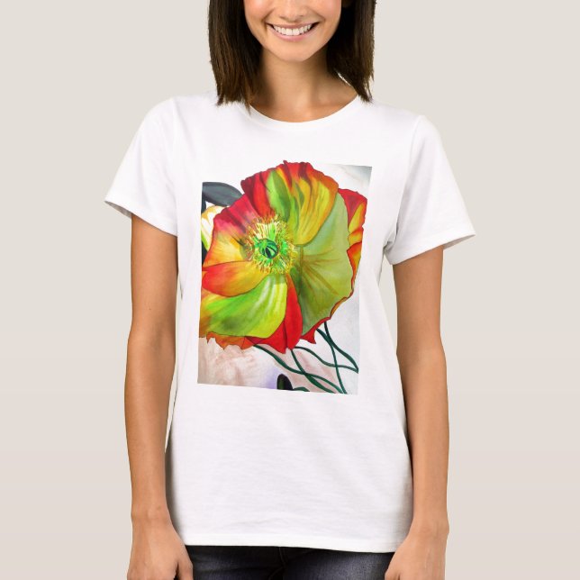 Camiseta Popy Art macro (Frente)