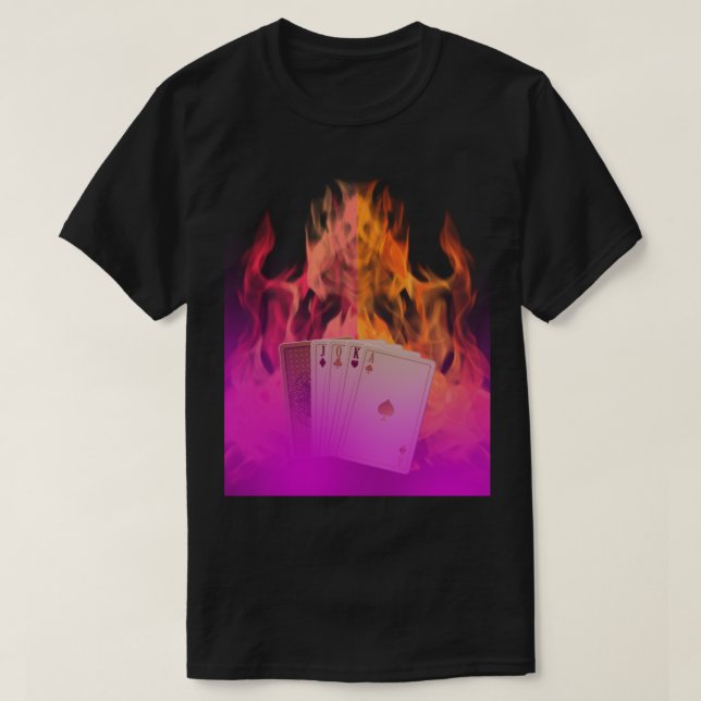 Camiseta pôquer (Frente do Design)