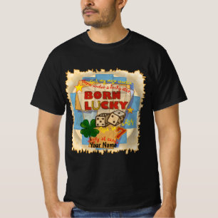 Camiseta Pôquer Born Lucky