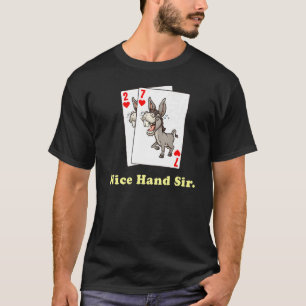 Camiseta Pôquer de Burro Para Jogadores Online e Ao Vivo 1