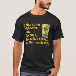 Camiseta Póquer do cartão de Tarot