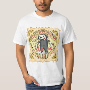 Camiseta Pôquer do Macaco de Meia da Vovó