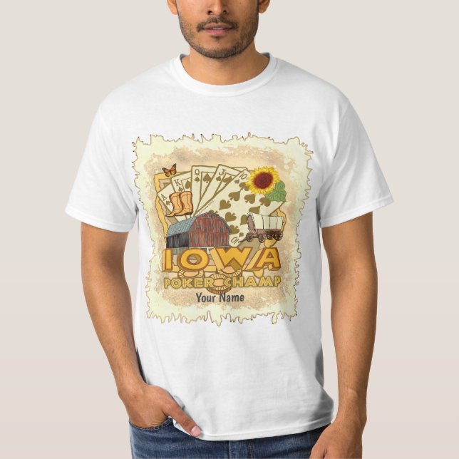 Camiseta Pôquer Iowa (Frente)