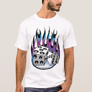 Camiseta Póquer/t-shirt 7 jogando/afortunado