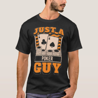 Camiseta Pôquer Texas Holdem Cartas de Jogos de Azar - Apen