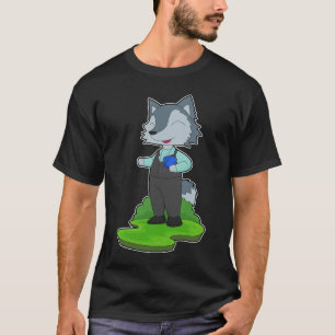 Camiseta Pôquer Wolf cartas de pôquer Jogo de cartas
