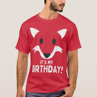 Camiseta Por Adiante É O Meu Aniversário de criança De Meni