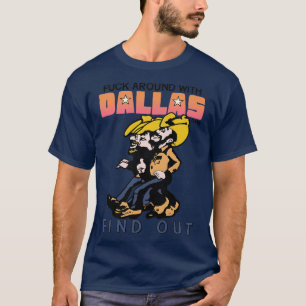 Camiseta Por aí com Dallas Texas e descubra
