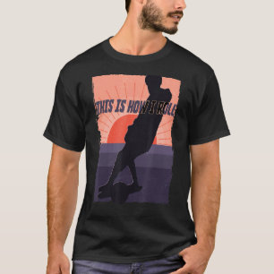 Camiseta Por aqui é assim que eu faço a vida flutuante skat