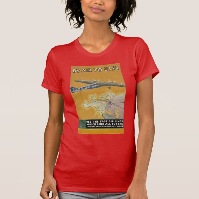 Camiseta Por ar à URSS (Frente)