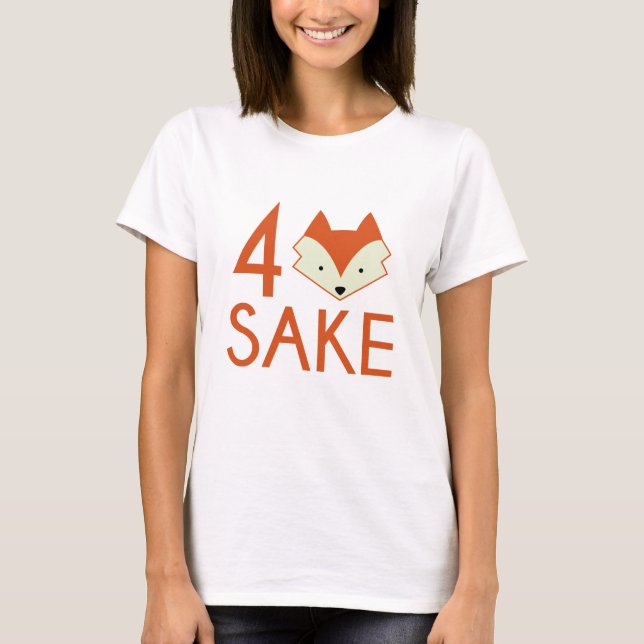 Camiseta Por causa da raposa (Frente)