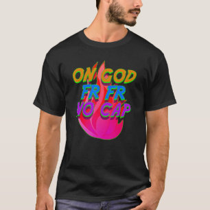 Camiseta Por Deus FR Sem Boné Engraçado Internet Slang Meme