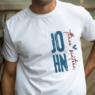 Camiseta Por Deus tão amado pelo mundo Escritura do John