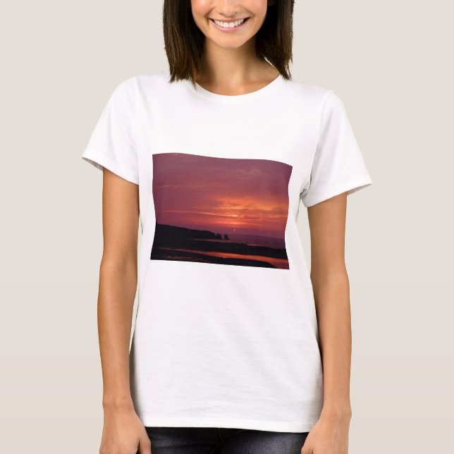 Camiseta pôr do sol 3 (Frente)