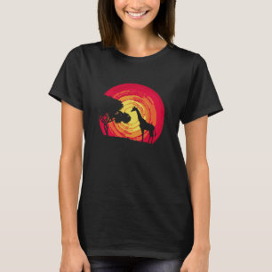Camiseta pôr do sol africano