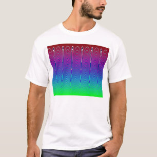 Camiseta Por do sol azul #6 do pixel (app)