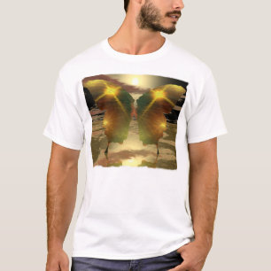 Camiseta Por do sol da borboleta