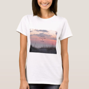 Camiseta Por do sol da mente do decano Spanley Citação