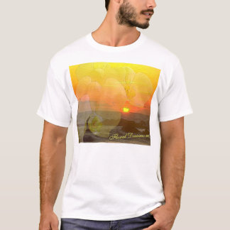 Camiseta Por do sol da orquídea