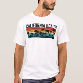 Camiseta Pôr do Sol da Praia da Califórnia