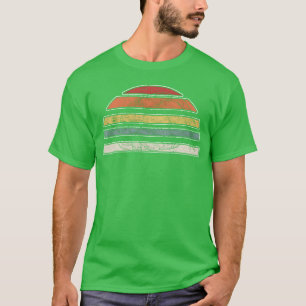 Camiseta Pôr do Sol da Tartaruga 70s Amigo Animal