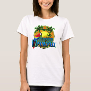 Camiseta Por do sol de Havaí