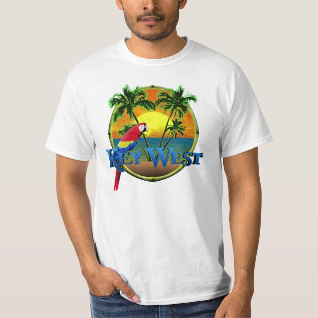Camiseta Por do sol de Key West (Frente)
