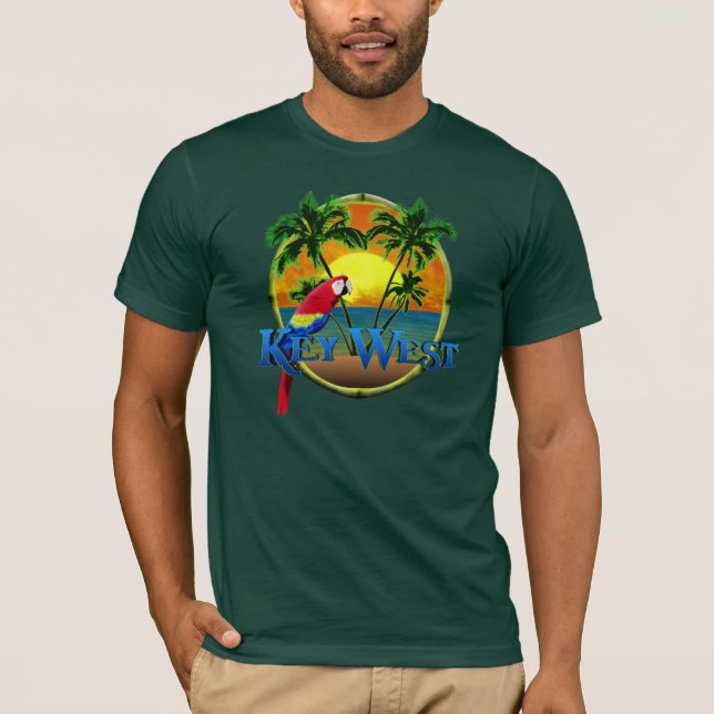 Camiseta Por do sol de Key West (Frente)