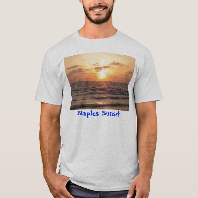 Camiseta Por do sol de Nápoles (Frente)