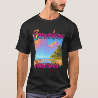 Camiseta Pôr do sol de Zanzibar