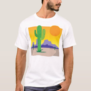 Camiseta Por do sol do cacto