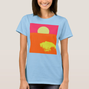 Camiseta POR DO SOL do VERÃO - t-shirt das belas artes