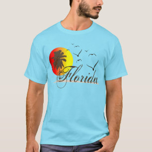 Camiseta Pôr do sol ensolarado de Florida