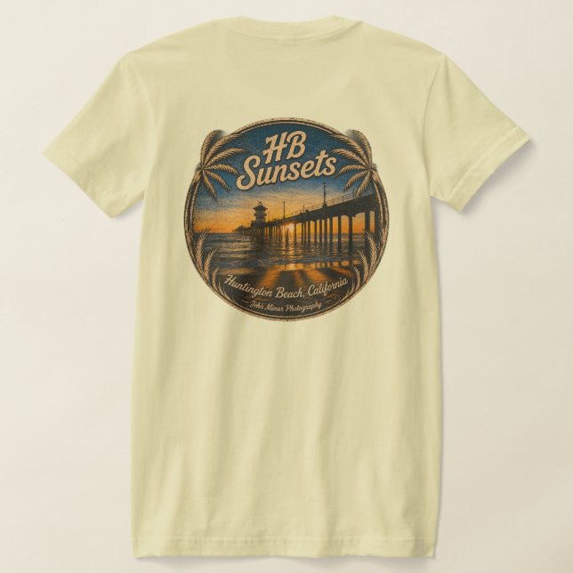 Camiseta Pôr do sol HB (Mulheres)  (Postura das costas)
