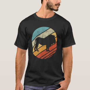 Camiseta Pôr do Sol Leão Grande Felino Vida Selvagem Animal