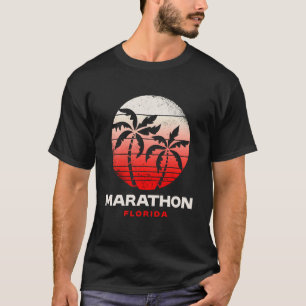Camiseta Pôr do sol Marathon Florida Keys Design Marathon F