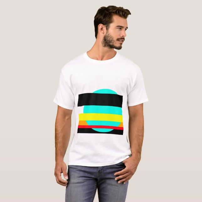Camiseta pôr do sol marciano (Frente Completa)