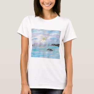 Camiseta Pôr do sol na água