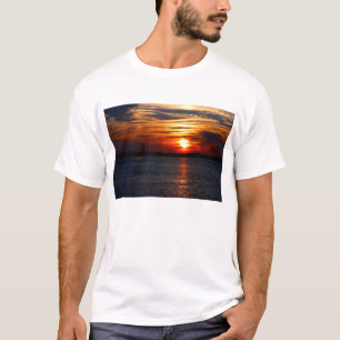 Camiseta Por do sol na ilha do carvalho