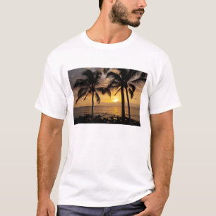 Camiseta Pôr do sol na palmeira